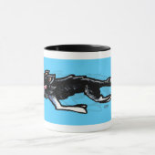 Mug Collie frontalier en action (Centre)