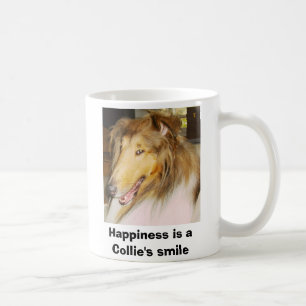 Mug COLLIE, le bonheur est le sourire d'un Collie