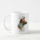 Mug Collie (lisse) Papa 2 (Gauche)