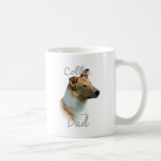 Mug Collie (lisse) Papa 2 (Droite)