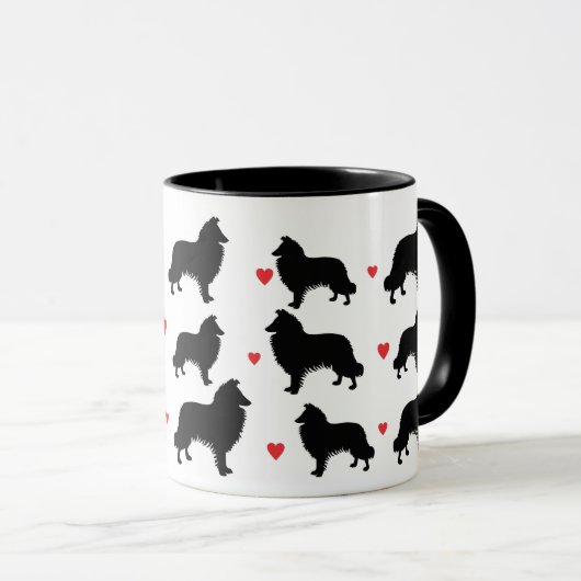 Mug Collie Love (Devant droit)