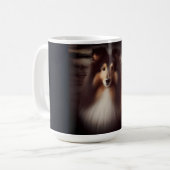 Mug Collie personnalisée (Devant gauche)