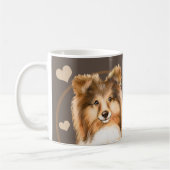 Mug Collie Rough Sheltie Dog Chaque Snack Que Vous Fai (Gauche)
