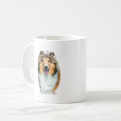 Mug Collie (rude) Maman 2 (Devant gauche)