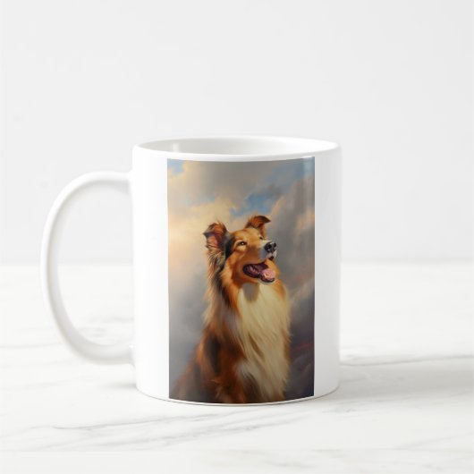 Mug Collie rugueuse / Collie écossais (Gauche)