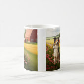 Mug Collie standard à la ferme (Centre)