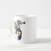 Mug Collie Trio (Devant gauche)