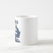 Mug Collier bleu Classe de travail Soudage Fierté (Centre)