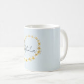 Mug Collier de fleurs de plumeria Blue Aloha (Devant droit)