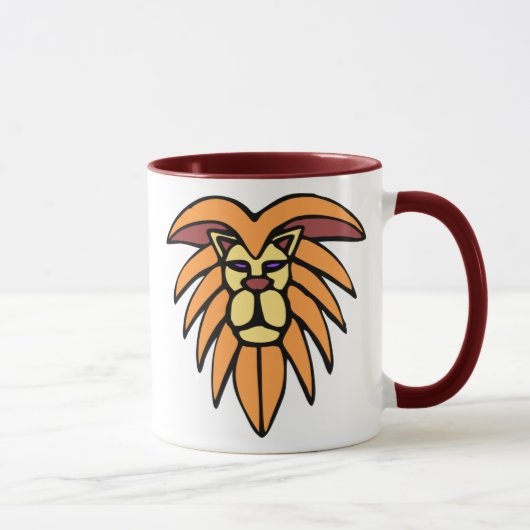 Mug Collier de tête de lion (Droite)