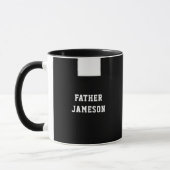 Mug Collier religieux du prêtre catholique du clergé n (Gauche)