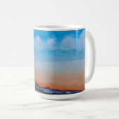 Mug Collines du coucher du soleil (Devant droit)