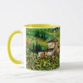 MUG COLLINES VERTES ET OLIVIERS PAYSAGE TOSCANE (Gauche)