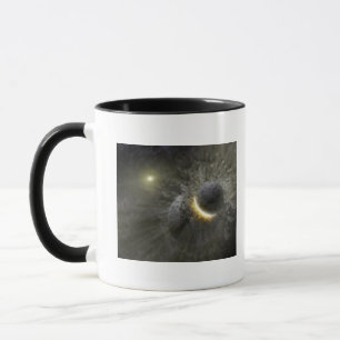 Mug Collision de l'espace du concept de l'artiste chez