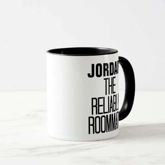 Mug Colocataire fiable (Devant droit)