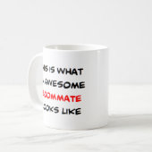 Mug colocataire, génial (Devant gauche)
