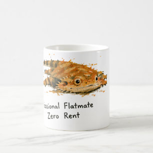 Mug Colocataire Professionnel Dragon Barbu à Louer Zér