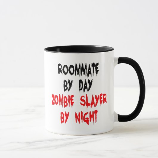 Mug Colocataire Zombie Slayer (Droite)