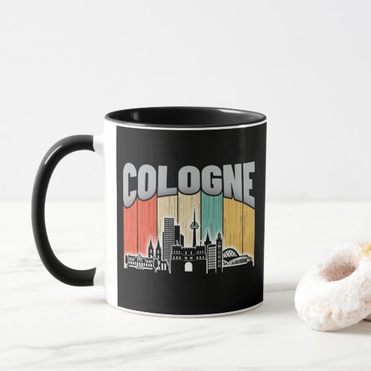 Mug Cologne Allemagne (Avec donut)