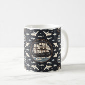 Mug Colomb cadeau de jour Idée (Devant droit)