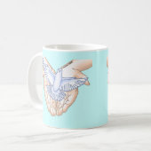 Mug Colombe aux mains chrétiennes (Devant gauche)