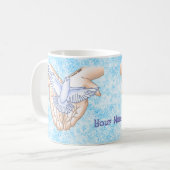 Mug Colombe aux mains chrétiennes (Devant gauche)