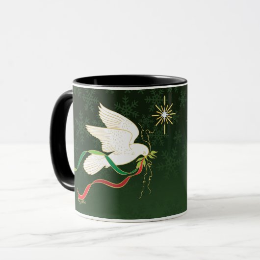Mug Colombe blanche (Devant gauche)