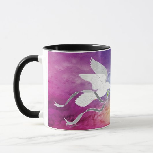 Mug Colombe blanche (Gauche)