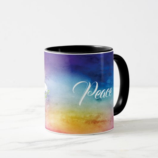 Mug Colombe blanche (Devant droit)