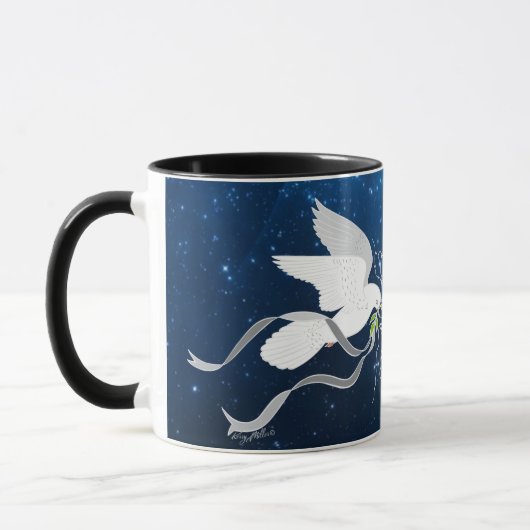 Mug Colombe blanche (Gauche)