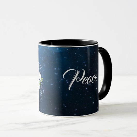 Mug Colombe blanche (Devant droit)
