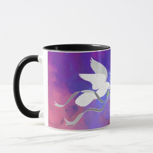 Mug Colombe blanche (Gauche)