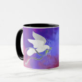 Mug Colombe blanche (Devant gauche)
