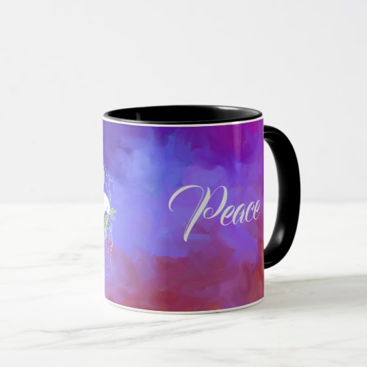 Mug Colombe blanche (Devant droit)