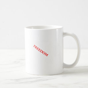 Mug Colombe blanche de Dom dit Dom Usa rouge disant