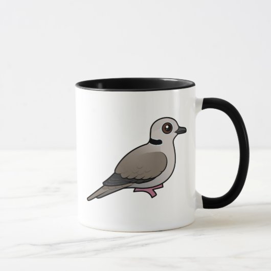 Mug Colombe colletée par Eurasien de Birdorable (Droite)