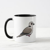 Mug Colombe colletée par Eurasien de Birdorable (Gauche)