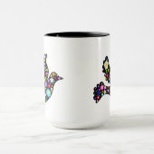 Mug Colombe de fleurs d'été (Centre)