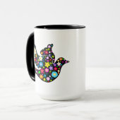 Mug Colombe de fleurs d'été (Devant gauche)