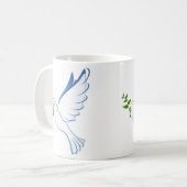 Mug Colombe de la paix (Devant gauche)