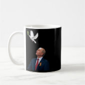 Mug Colombe de la paix Arrêtez Poutine Hands Off Ukrai (Gauche)