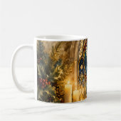 Mug Colombe de Noël en vitrail (Gauche)