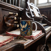 Mug Colombe de Noël en vitrail
