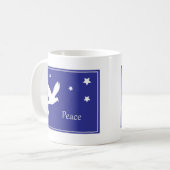 Mug colombe de paix (Devant gauche)