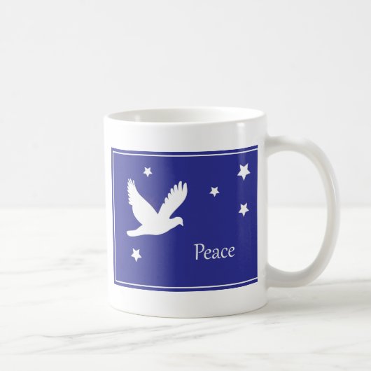 Mug colombe de paix (Droite)