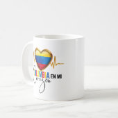 Mug Colombia en mi Corazon Colombian Pride  (Devant gauche)