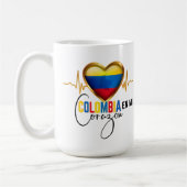 Mug Colombia en mi Corazon Colombian Pride  (Gauche)