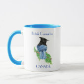 Mug Colombie-Britannique Canada Stellar Jay, Bird, Nat (Gauche)