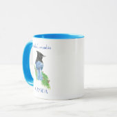 Mug Colombie-Britannique Canada Stellar Jay, Bird, Nat (Devant gauche)