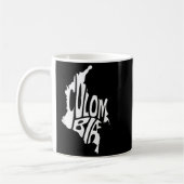 Mug Colombie Carte Graphique des citations Colombie (Gauche)
